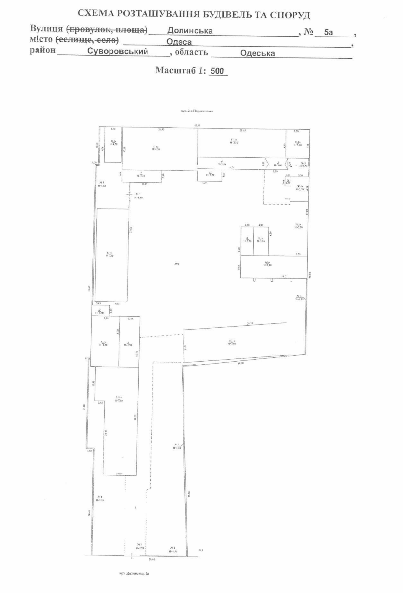 建筑物与构筑物位置图